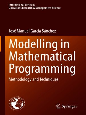 cover image of Modelling in Mathematical Programming